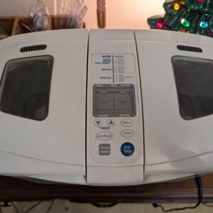 White Bread Maker with Control Panel